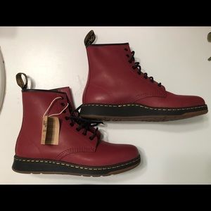 Red Dr. Martins Boots Sz.10